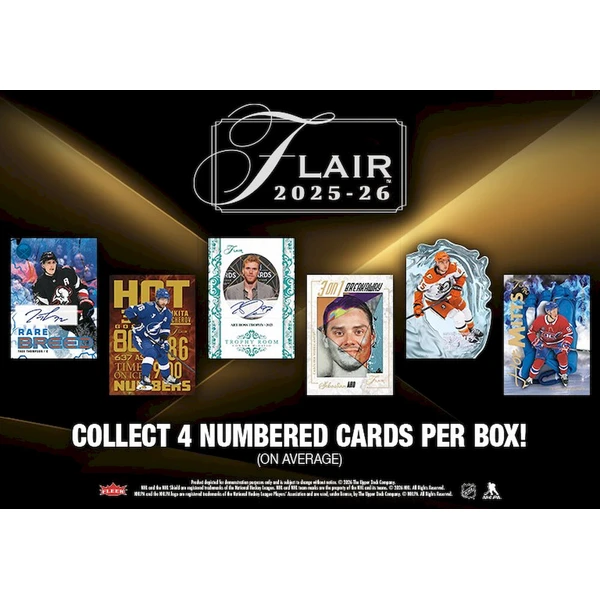 Hokejové karty 2025-26 Upper Deck Flair Hockey Hobby Box - Hokejové karty - Obrázok d_9610ae91b41a4af0b7d623865054d2ab