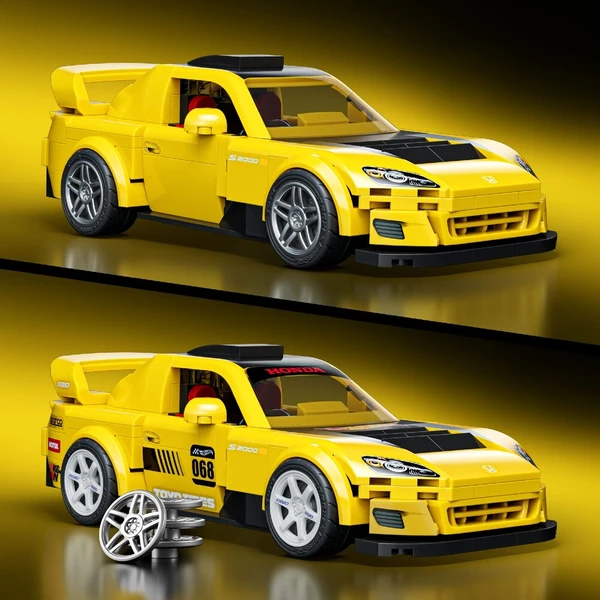Mattel Brick Shop zostaviteľný model Hot Wheels - 07 Honda S2000 (Speed Series) - Stavebnica - Obrázok d_964c6877e05249caa9ffc888f4e6bc12