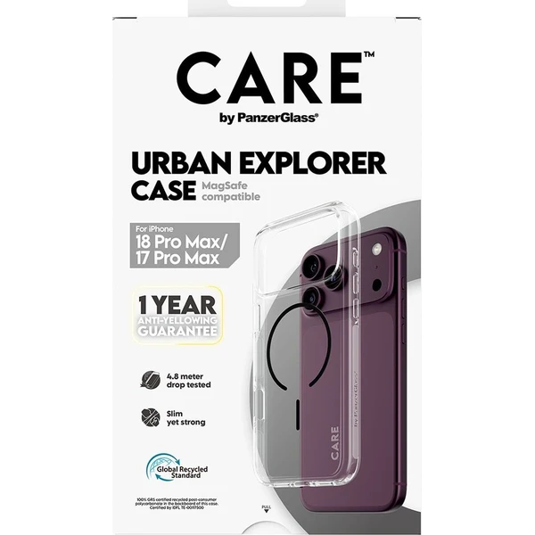 PanzerGlass CARE Urban MagSafe kryt Apple iPhone 18 Pro Max/17 Pro Max čirý/černý - Puzdra - Obrázok d_965a7c5c00014b3f94d73d632dc9a626