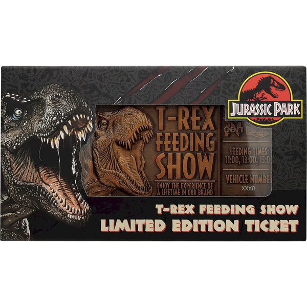 Replika Fanattik vstupenky Jurassic Park - Feeding Show Ticket Limited Edition - Repliky - Obrázok d_967623cb7528458888191260f4b7057a