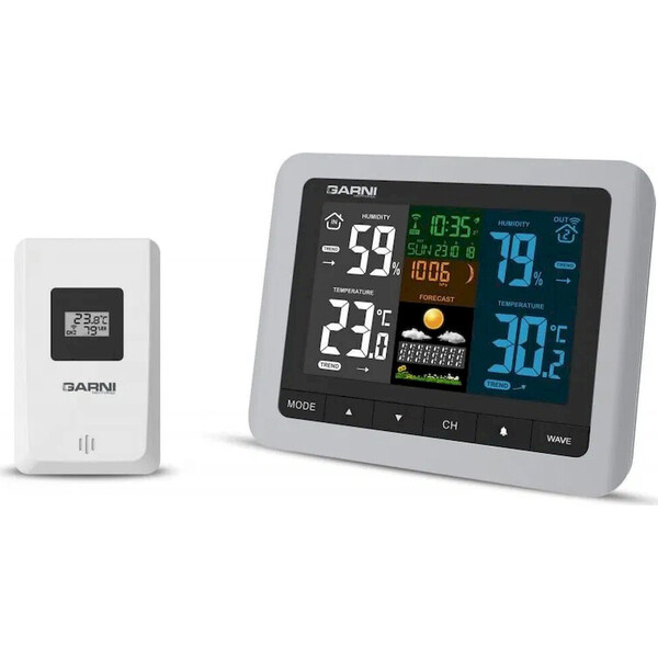 E-shop GARNI 520 meteorologická stanica strieborná