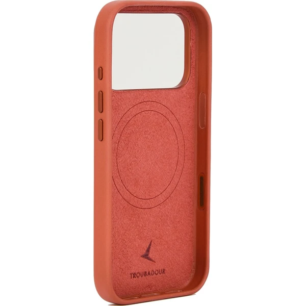 Troubadour Full Leather MagSafe kožený kryt iPhone 17 Pro/iPhone 18 Pro Terracotta - Puzdra - Obrázok d_970c1f72638547cc9c6eb28ef6fafabf