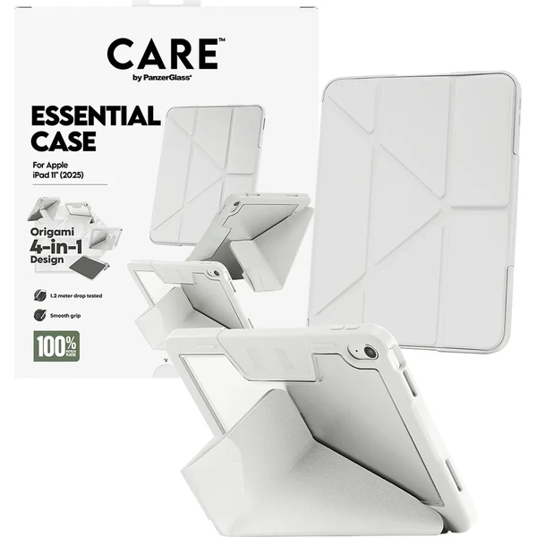 PanzerGlass® CARE 4v1 Essential pouzdro Apple iPad 11" (2025) šedé - Puzdra - Hlavný obrázok