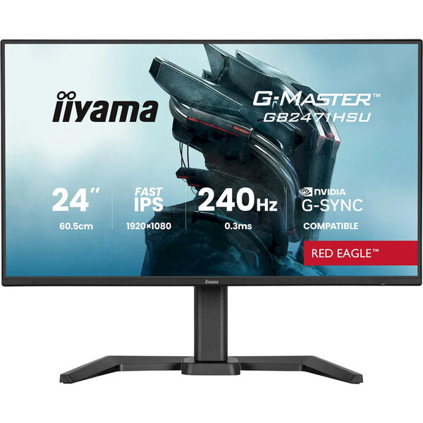 iiyama G-Master RedEagle GB2471HSU-B1 herný monitor 24" - Monitory - Hlavný obrázok