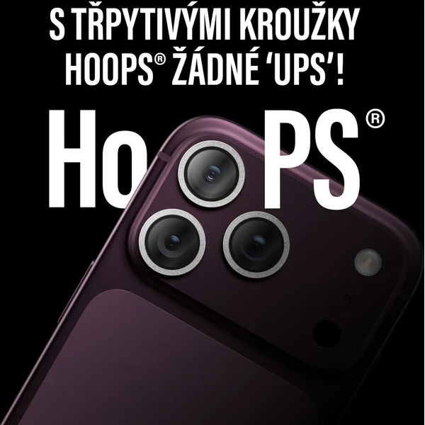 PanzerGlass Hoops ochranné kroužky Apple iPhone 18 Pro/Pro Max třpytivě stříbrné - Ochranné fólie a sklo - Obrázok d_9791df2ccb5a454b90edd8093d591cd3