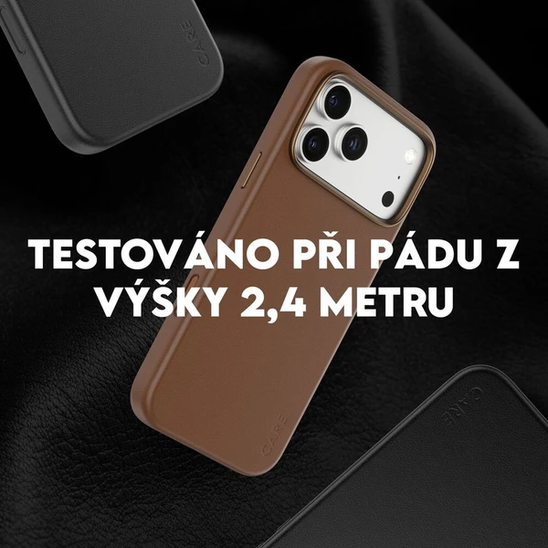 PanzerGlass® CARE SOLO MagSafe kryt z vegánskej kože iPhone 17 hnedý - Puzdra - Obrázok d_97e51820344845a48931349443e64eec