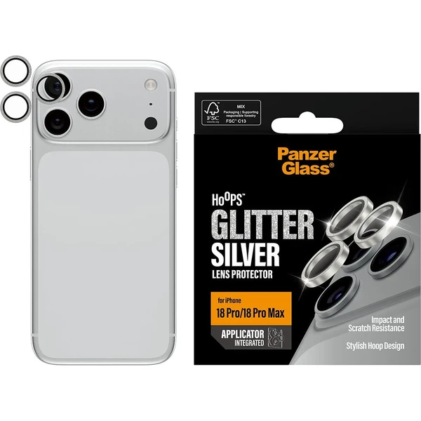 PanzerGlass Hoops ochranné kroužky Apple iPhone 18 Pro/Pro Max třpytivě stříbrné - Ochranné fólie a sklo - Obrázok d_97e6d6c299ca44aea92289409bec6519