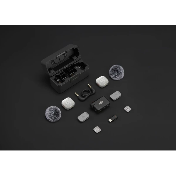 DJI Mic Mini 2S (2 TX + 1 RX + Charging Case) - Mikrofóny - Obrázok d_97f877bf24a549d0b76aef43fa689510