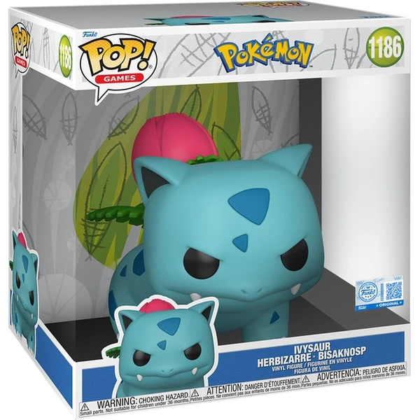 Funko POP Jumbo: Pokemon- Ivysaur - Funko POP! - Obrázok d_984278b2903642399499bc81279724f8