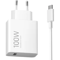 Xiaomi 100W nabíjací set, USB-A adaptér s káblom biely - Nabíjačky