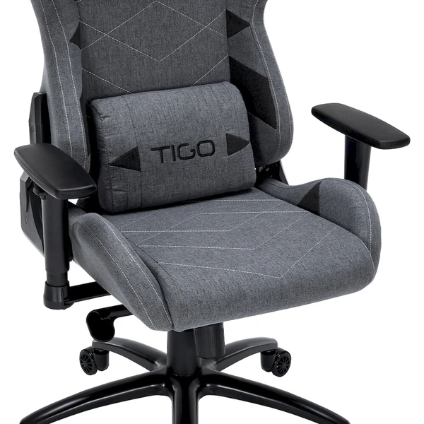 TIGO Slayer herná stolička šedočierna - Stoličky - Obrázok d_9851cd5425a849e0a4638945d36e892a