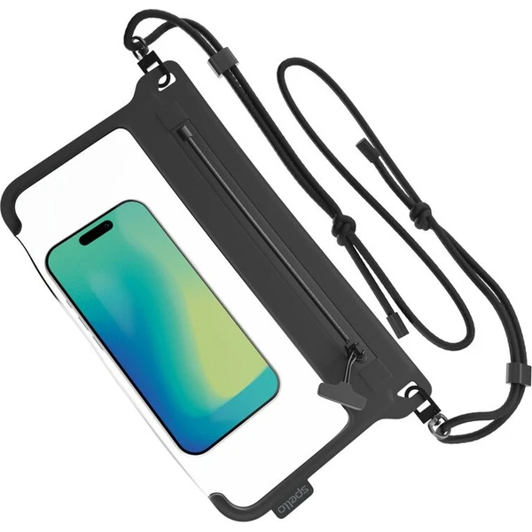 Spello vodotesné crossbody puzdro na zips čierne - Puzdra - Hlavný obrázok