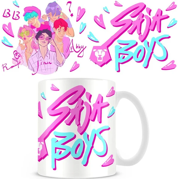 Hrnček K-Pop Demon Hunters - Saja Boys - Hrnčeky - Obrázok d_99752405cedc4f6cb8bcf2b60c6496b8