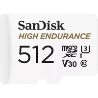 SanDisk High Endurance microSDXC 512GB + SD adaptér - Pamäťové karty