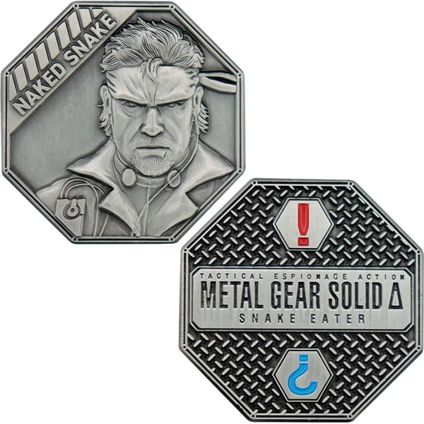 Zberateľská minca Fanattik Metal Gear Solid Delta - Naked Snake Limited Edition - Mince - Hlavný obrázok