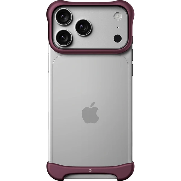 Arc Pulse - hliníkový ochranný rám na iPhone 18 Pro, matný tmavočervený - Puzdra - Obrázok d_99dd57883fed44e3b198c7f9f52a1bfc