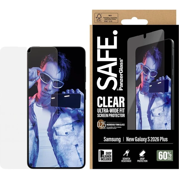 PanzerGlass® SAFE sklo s instalačným rámčekom Samsung Galaxy S26+ - Ochranné fólie a sklo - Obrázok d_9a02fe7e9a454536b73edc3ddaed288c