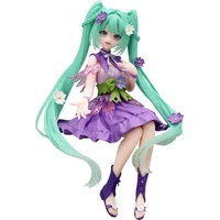Figúrka Furyu Hatsune Miku Noodle Stopper - Flower Fairy Cosmos Purple Color 14 cm - Figúrky