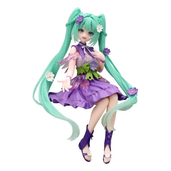 Figúrka Furyu Hatsune Miku Noodle Stopper - Flower Fairy Cosmos Purple Color 14 cm - Figúrky - Hlavný obrázok