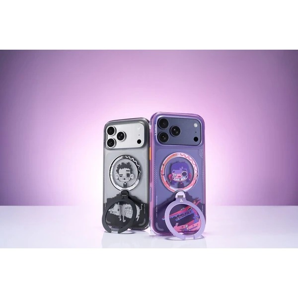 Torras Ostand Q3 Air Gawx Limited MagSafe kryt iPhone 17 Pro Max Neon night muse - Puzdra - Obrázok d_9a62fd310c9342fe83b56647e4f09394