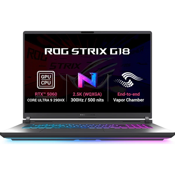 ASUS ROG Strix G18 (G815LM-TT156WZ) RTX 5060 sivý - Notebooky - Hlavný obrázok