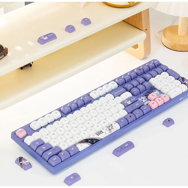Akko x Kuromi 3108 V3 Akko Frost Pink (US) fialová - Klávesnice - Obrázok d_9b144856a5dd4b0c97e43ad83cc4f3fb