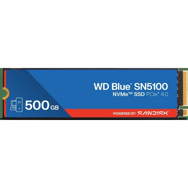 WD Blue SN5100 500GB M.2 NVMe SSD PCIe Gen4 - SSD - Hlavný obrázok