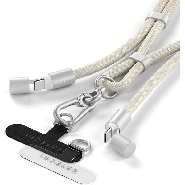 Satechi OntheGo USB-C Lanyard popruh s kabelem béžový - Popruhy a crossbody - Obrázok d_9b70d314b750487689f8420314244a39