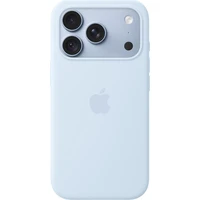 iPhone 18 Pro Silicone Case with MagSafe - Crisp Blue - Puzdra
