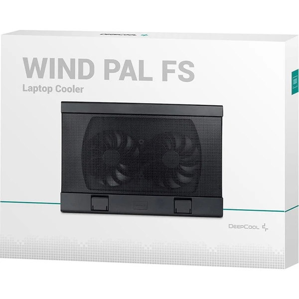 DEEPCOOL WIND PAL FS chladiaca podložka pod notebook čierna - Chladiace podložky - Obrázok d_9c5b671fc5144c7987575cf26531b822