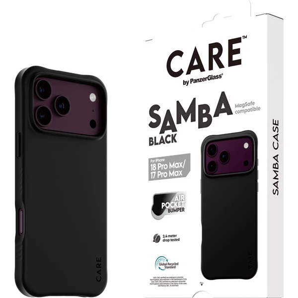 PanzerGlass CARE Samba MagSafe kryt Apple iPhone 18 Pro Max/17 Pro Max černý - Puzdra - Hlavný obrázok