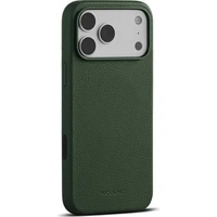 Woolnut MagSafe kožený kryt iPhone 18 Pro Max tmavě zelený - Puzdra