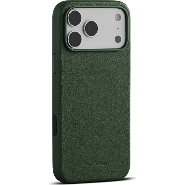 Woolnut MagSafe kožený kryt iPhone 18 Pro Max tmavě zelený - Puzdra - Hlavný obrázok