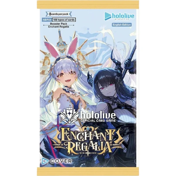 Hololive Official Card Game Enchant Regalia Booster (English) - Zberateľské karty a nálepky - Hlavný obrázok