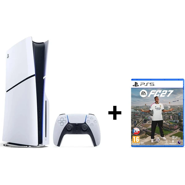PlayStation 5 (verzia slim) 1TB + EA Sports FC 27 - Konzoly - Hlavný obrázok