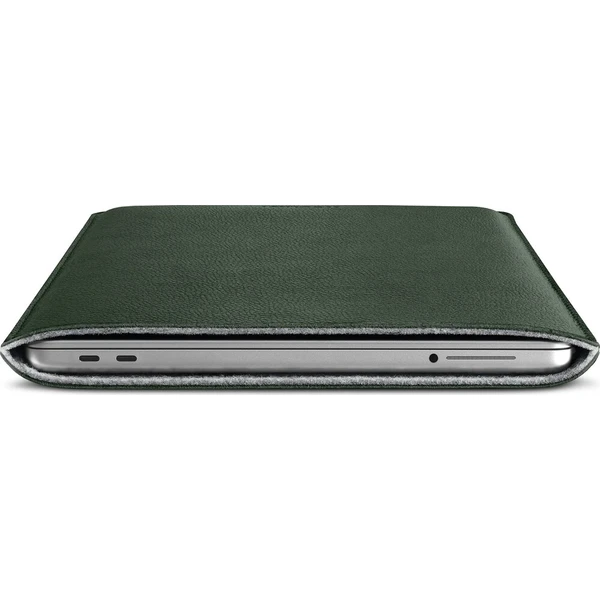 Woolnut Leather Sleeve kožené pouzdro MacBook Neo tmavě zelené - Puzdra - Obrázok d_9d8a88462d054e63824e27b56976c1a3