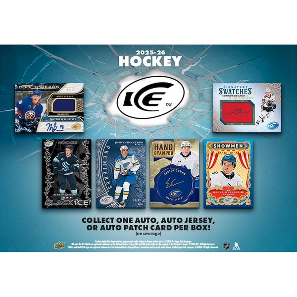 Hokejové karty 2025-26 Upper Deck Ice Hockey Hobby Box - Hokejové karty - Obrázok d_9dc11201580a48209b219d1059182f5c