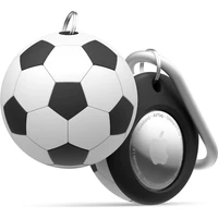 ELAGO Sport Edition Soccer puzdro pre Apple AirTag čierne/biele - Puzdra