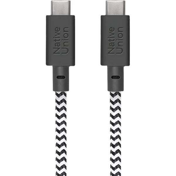 Native Union Belt Cable XL USB-C/USB-C kábel 3m, 100W zebra - Káble a redukcie - Obrázok d_9f660435c61e411080813da2bee7d13f