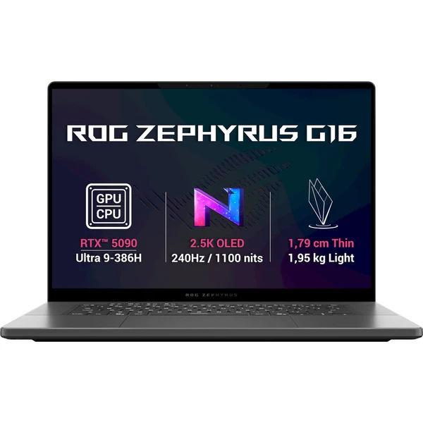 ASUS ROG Zephyrus G16 (GU606AX-TB070Z) RTX 5090 sivý - Notebooky - Hlavný obrázok