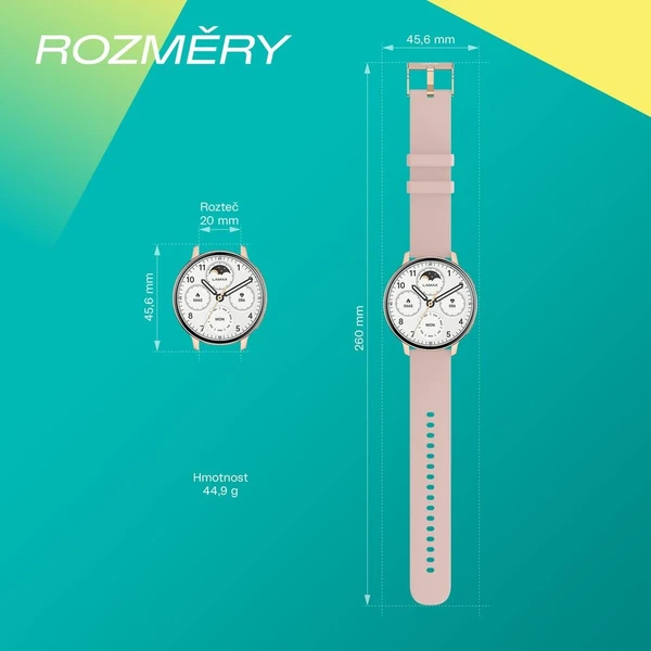 LAMAX Aura chytré hodinky zlatoružové - Inteligentné hodinky - Obrázok d_a04f671527c7499d97209ef3cb0d6dee