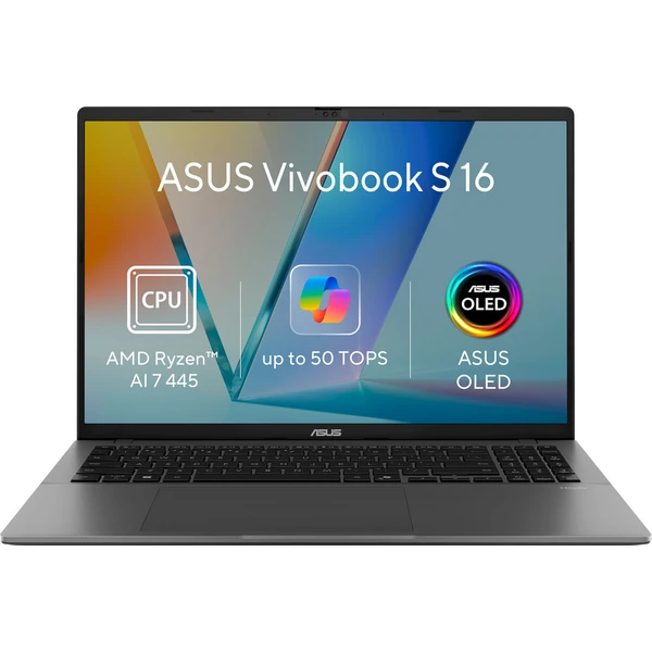 ASUS Vivobook S16 (M3607GA-OLED011W) čierny - Notebooky - Hlavný obrázok