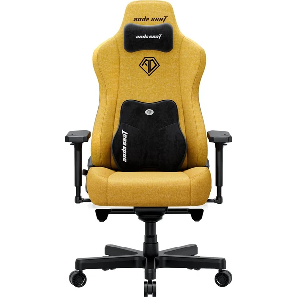 Anda Seat Kaiser 3E XL textilná herná stolička jasne žltá - Stoličky - Hlavný obrázok