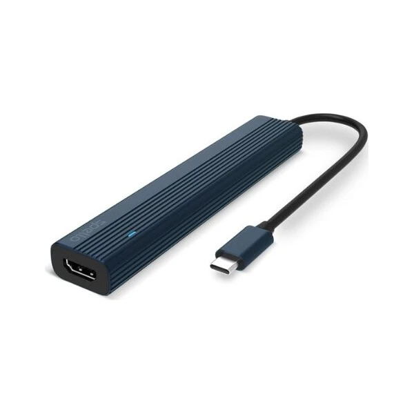Spello USB-C Hub Slim 7v1, 100W USB-C PD, 3× USB-A, HDMI, slot na SD/TF kartu tmavomodrý - USB huby - Obrázok d_a18a340fee57433da13b1d3757ba5a63
