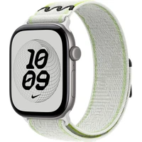 Apple Watch 49/46/45/44mm Essential White prevliekací športový remienok Nike - Remienky