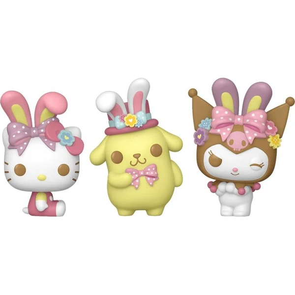 Funko Pocket POP! Egg: Hello Kitty & Priatelia - Veľkonočné králičie uši 3 balenie (3 figúrky) - Funko POP! - Obrázok d_a1eefbcb0d1243daa177fcfc6f25804b