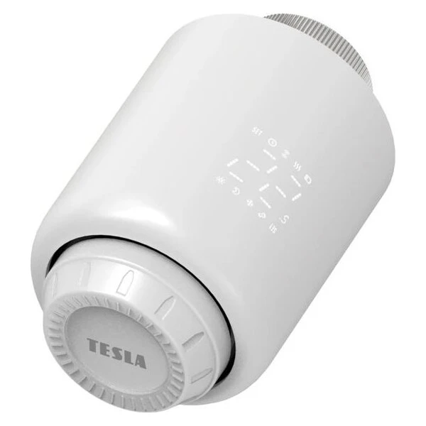 Tesla WiFi SV50 Smart termostatická hlavica biela - Termohlavica - Hlavný obrázok
