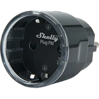 Shelly Plug PM Gen3 Matter 13A chytrá zásuvka čierna - Inteligentné zásuvky