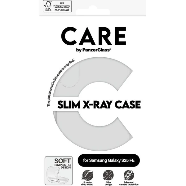 PanzerGlass® CARE X-Ray kryt Samsung Galaxy S25 FE priehľadný - Puzdra - Obrázok d_a2af985beeaa487e8fdc86053d09ec91