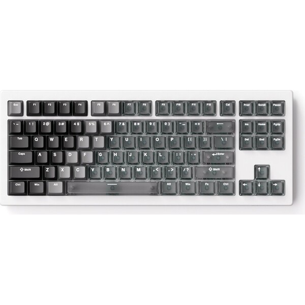 E-shop Akko 5087 V3 HE Akko AstroAim herná klávesnica (US) bielošedá priehľadná